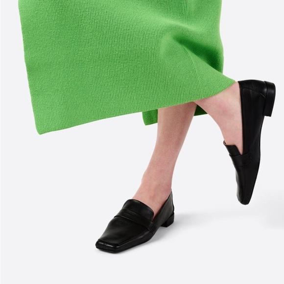 INTENTIONALLY BLANK x Anthropologie Pinky Loafer Ballet Flat Casual Black Sz. 7 - Picture 2 of 13